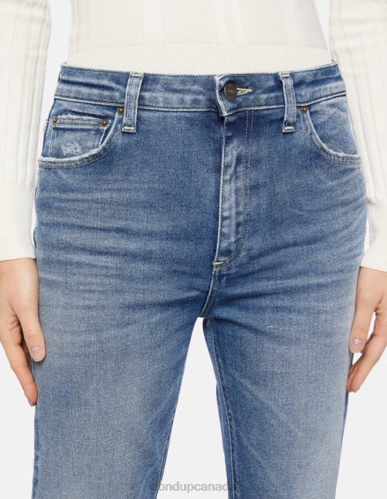 DONDUP Women Cindy Regular-Fit Stretch Denim Jeans XF8V55 Apparel Blue