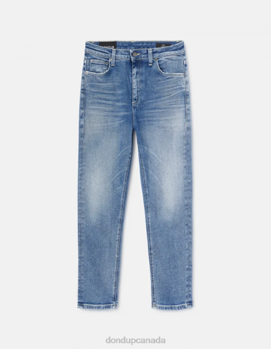 DONDUP Women Cindy Regular-Fit Stretch Denim Jeans XF8V55 Apparel Blue