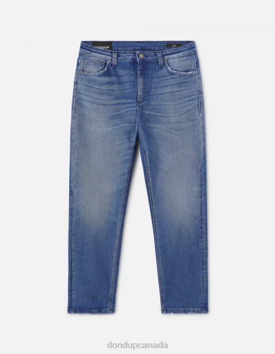 DONDUP Women Cindy Regular-Fit Stretch Denim Jeans XF8V61 Apparel Blue