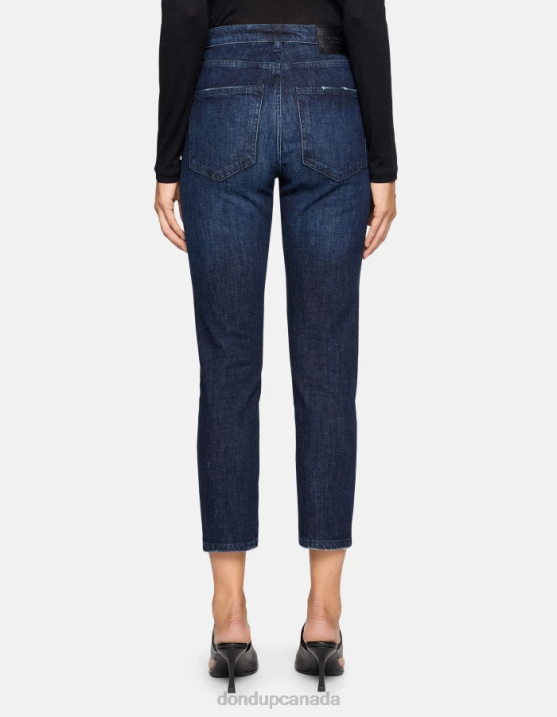 DONDUP Women Cindy Regular-Fit Stretch Denim Jeans XF8V9 Apparel Blue