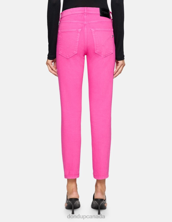 DONDUP Women Daila Slim-Fit Jeans in Bull Stretch Denim XF8V3 Apparel Orchid
