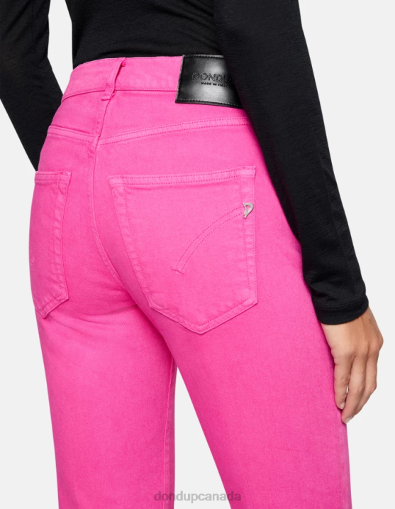 DONDUP Women Daila Slim-Fit Jeans in Bull Stretch Denim XF8V3 Apparel Orchid