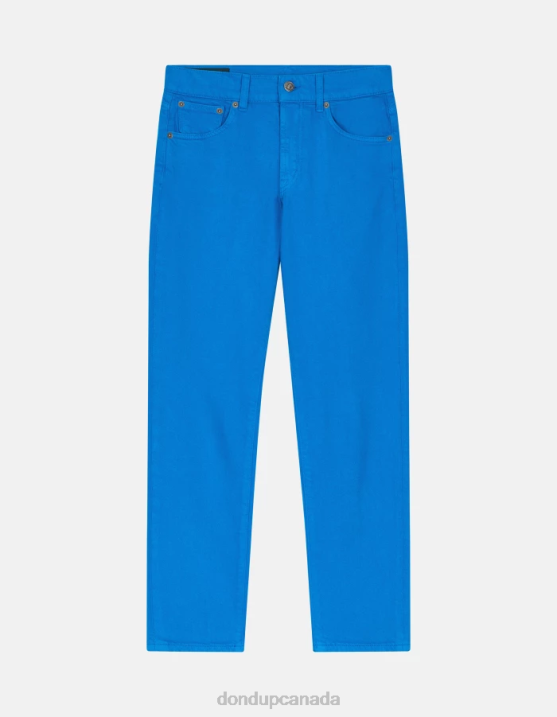 DONDUP Women Daila Slim-Fit Jeans in Bull Stretch Denim XF8V4 Apparel Turquoise