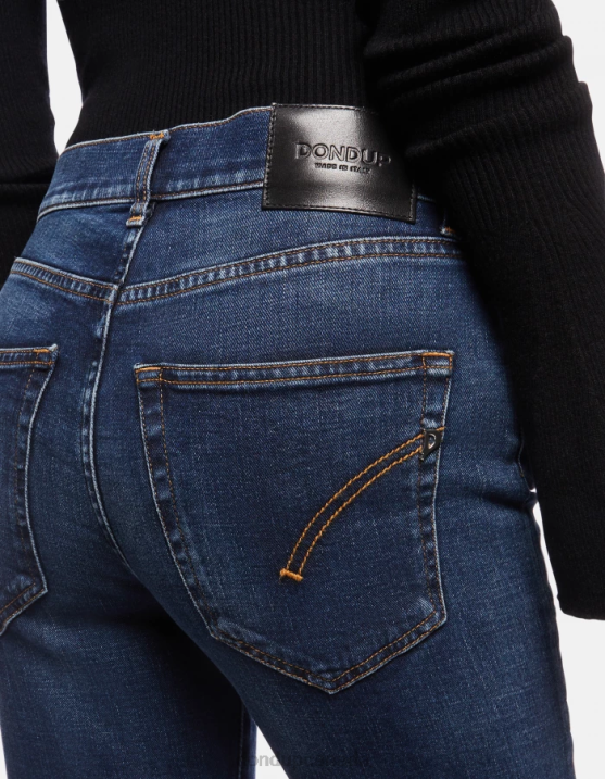 DONDUP Women Daila Slim-Fit Stretch Denim Jeans XF8V57 Apparel Blue