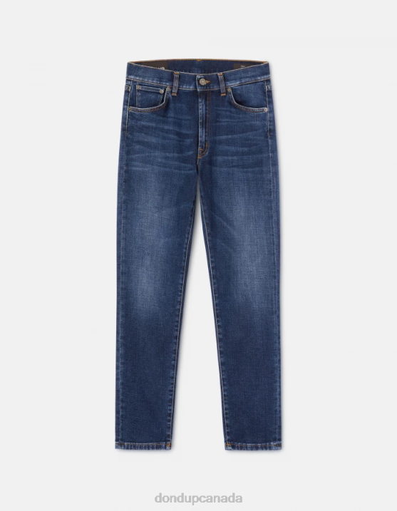 DONDUP Women Daila Slim-Fit Stretch Denim Jeans XF8V57 Apparel Blue