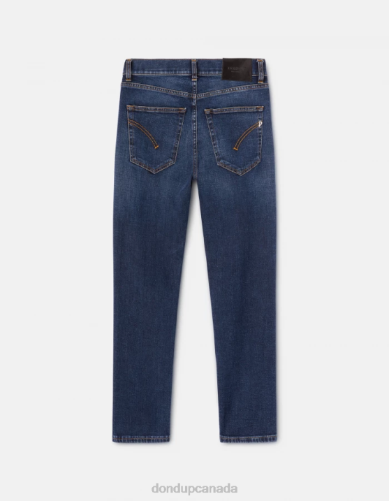 DONDUP Women Daila Slim-Fit Stretch Denim Jeans XF8V57 Apparel Blue