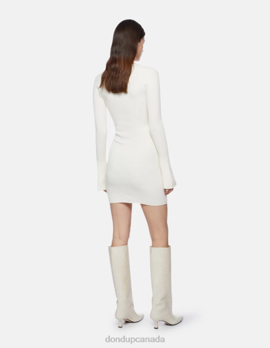 DONDUP Women Short Viscose Dress XF8V271 Apparel Lievito
