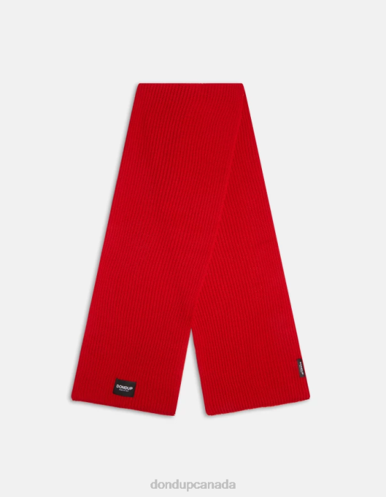 DONDUP Men Wool Scarf XF8V950 Accessories Red