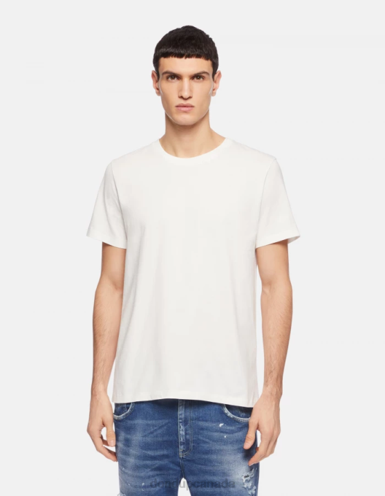 DONDUP Men Regular-Fit Jersey T-Shirt XF8V817 Apparel Fiocco