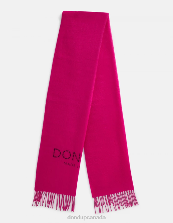 DONDUP Women Wool Scarf XF8V542 Accessories Orchid